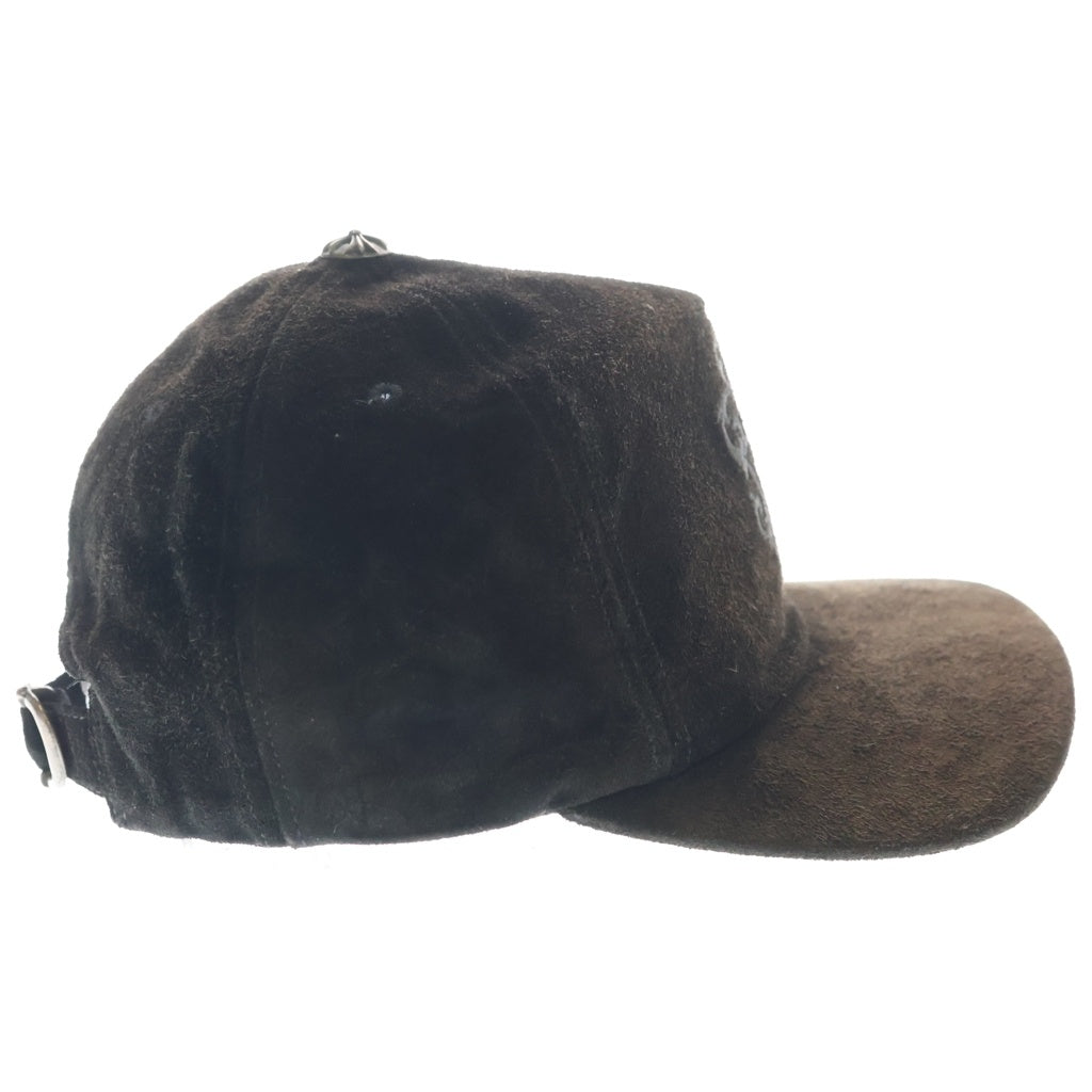 CHROME HEARTS(クロムハーツ) OLD TRUCKER CAP オールドトラッカーキャップ スウェード ヴァインダガー刺繍 帽子 ブラック
