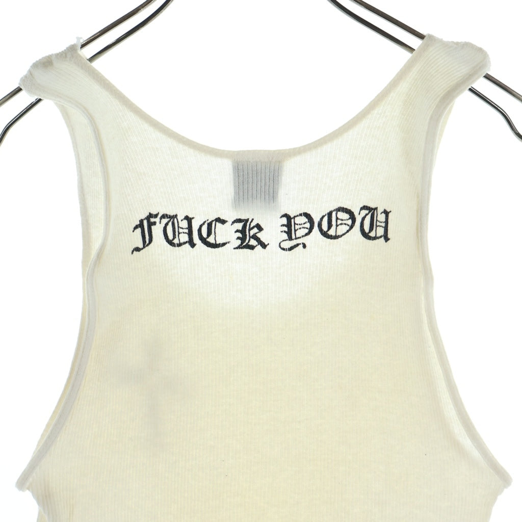 CHROME HEARTS(クロムハーツ) OLD CRS TANK TOP オールド クロスプリント ロサンゼルス タンクトップ ホワイト