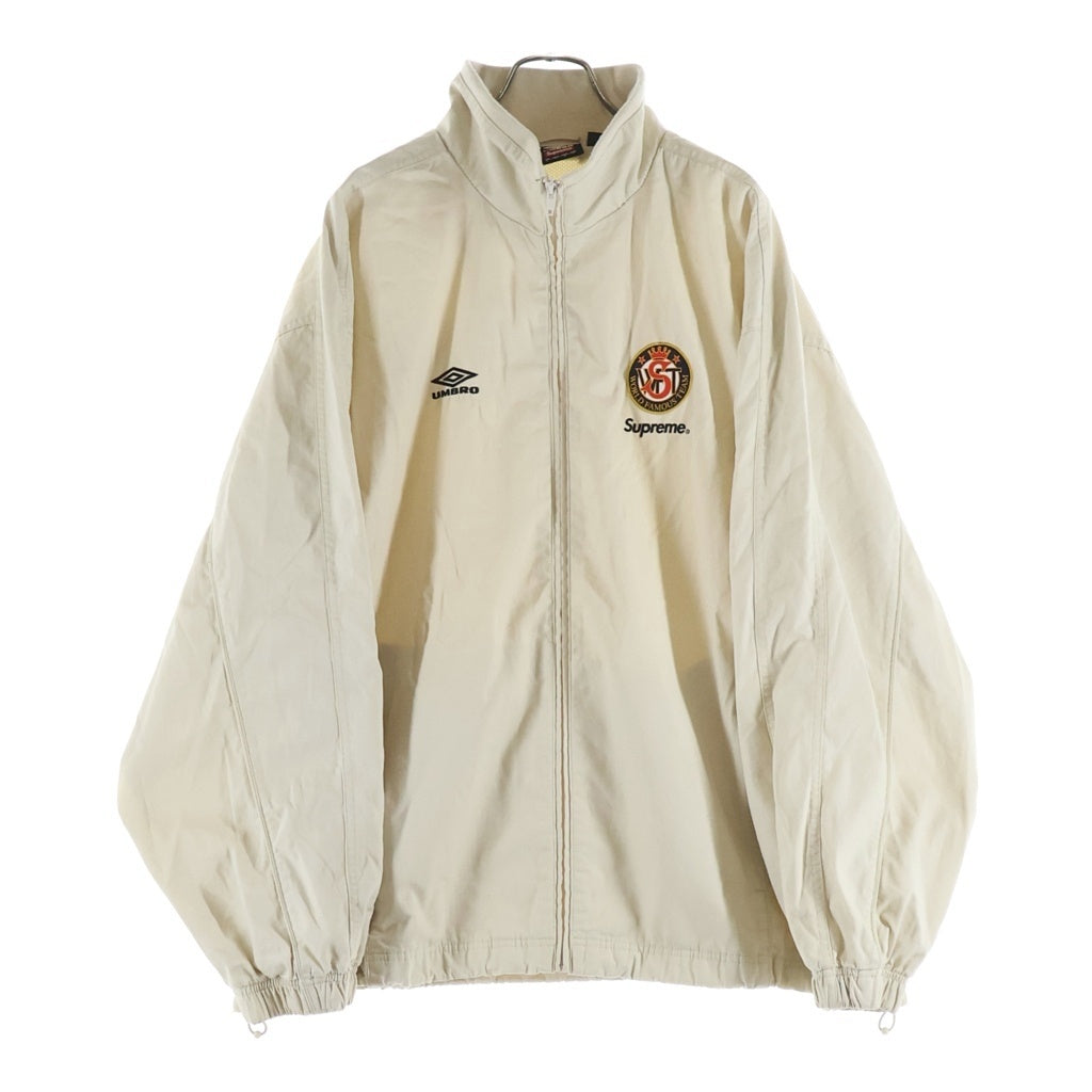 SUPREME(シュプリーム) 26SS ×UMBRO Cotton Ripstop Track Jacket アンブロ コットン リップストップ トラックジャケット アイボリー
