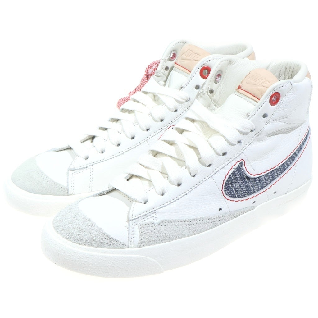 NIKE(ナイキ) × DENHAM BLAZER MID CU8054-100 × デンハム ブレーザーミッド ミッドカットスニーカー シューズ ホワイト US8.5/26.5cm
