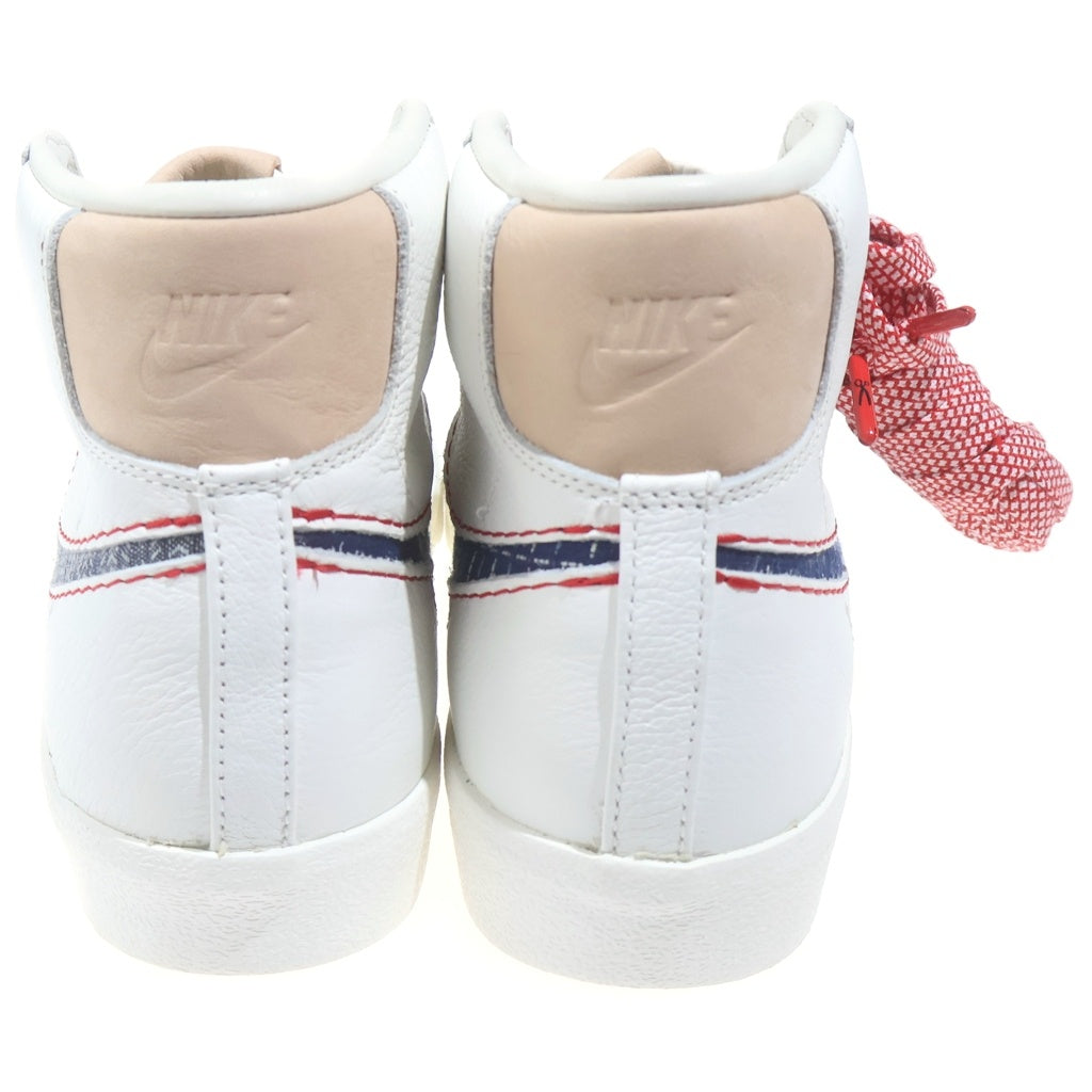 NIKE(ナイキ) × DENHAM BLAZER MID CU8054-100 × デンハム ブレーザーミッド ミッドカットスニーカー シューズ ホワイト US8.5/26.5cm