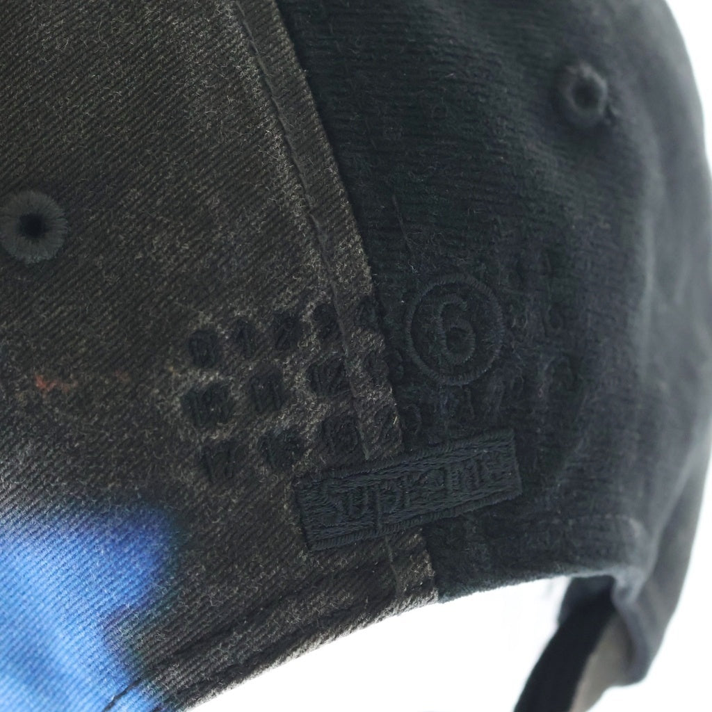 SUPREME(シュプリーム) 26SS × MM6 Split 6-Panel Cap フロント刺繍 ベースボールキャップ 帽子 ブラック