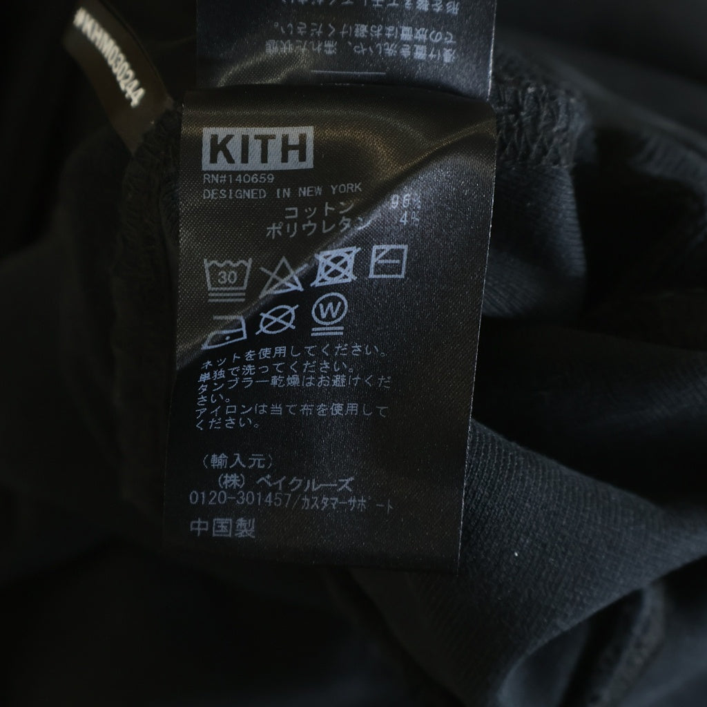 KITH(キス) MLB SOX HOODIE ソックス ロゴ刺繍 フーディー プルオーバー スウェットパーカー ブラック KHM030244