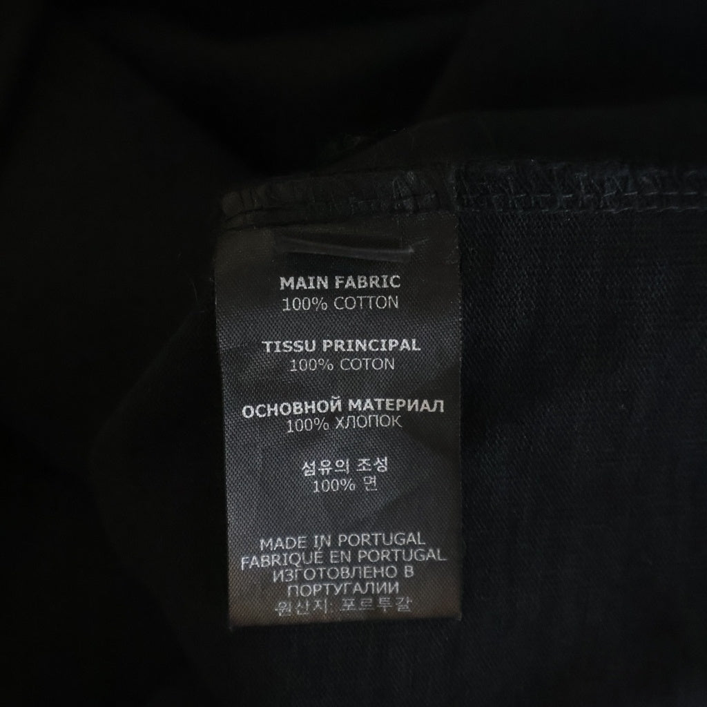 VETEMENTS(ヴェトモン) 22SS LONG SLEEVE LOGO LABEL T-SHIRT ロゴラベル ロングスリーブ 長袖Tシャツ カットソー ブラック UE52TR280X