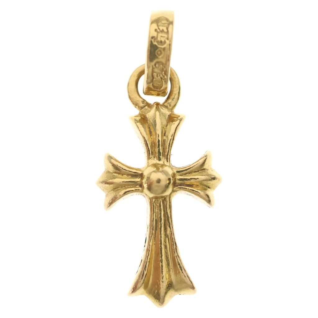 CHROME HEARTS(クロムハーツ) 22K CRS BBYFAT P/DIA ベイビーファットクロス PAVEダイヤ ペンダントトップ ゴールド BCA035