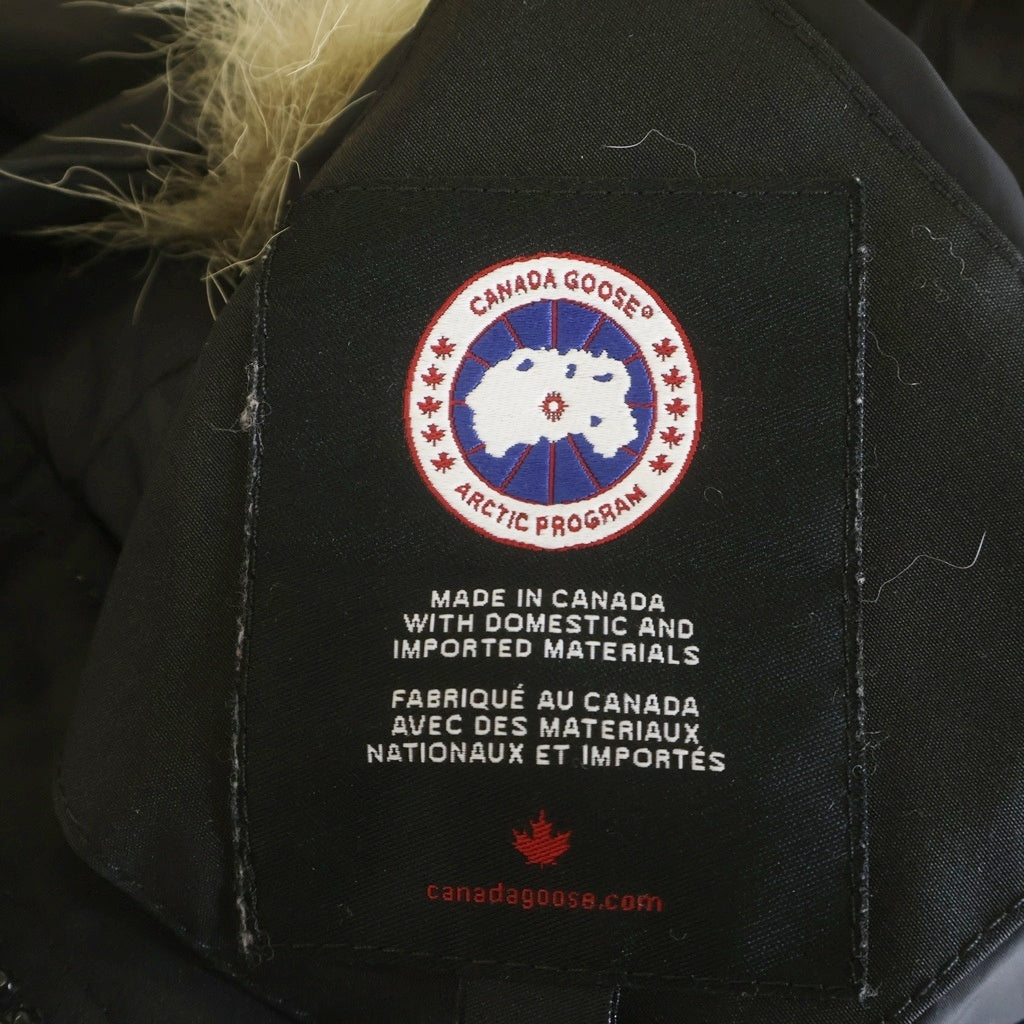 CANADA GOOSE(カナダグース) CARSON PARKA カーソン パーカ ファー付き ジップアップ ダウンジャケット ブラック 3805M