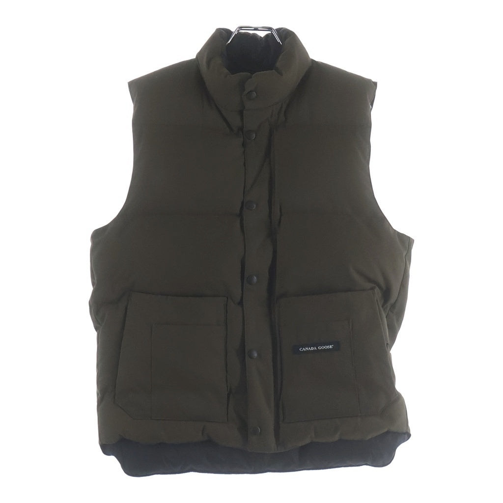 CANADA GOOSE(カナダグース) WINDSOR VEST ウィンザー スタンドカラー ダウンベスト カーキ 4131JM