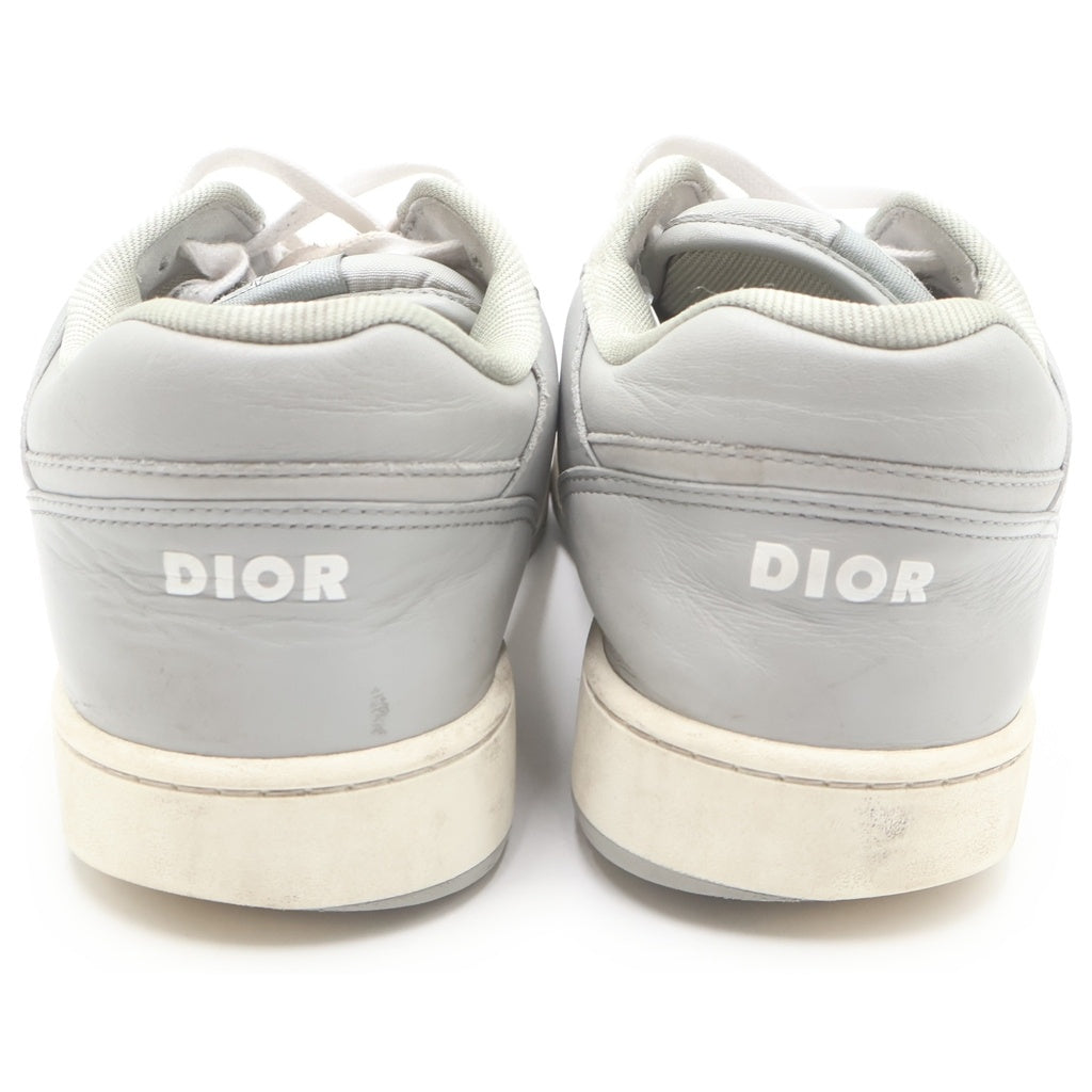 Christian Dior(クリスチャンディオール) B27 CD ダイヤモンド柄 レザー ローカット スニーカー グレー 3SN272ZPP_H868