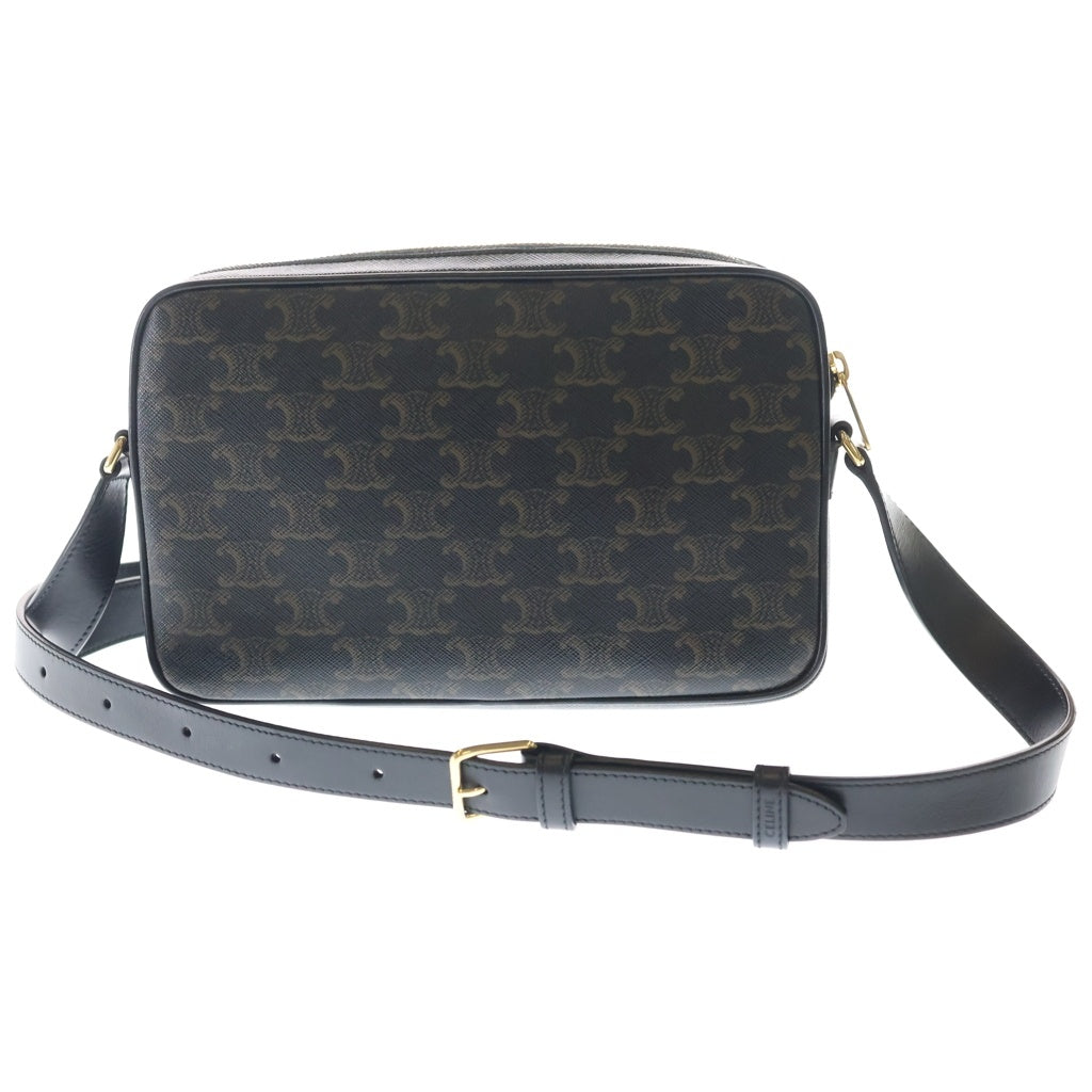 CELINE(セリーヌ) トリオンフ コーテッドキャンバス ミディアム ショルダーバッグ ブラウン F-DR-2242 レディース