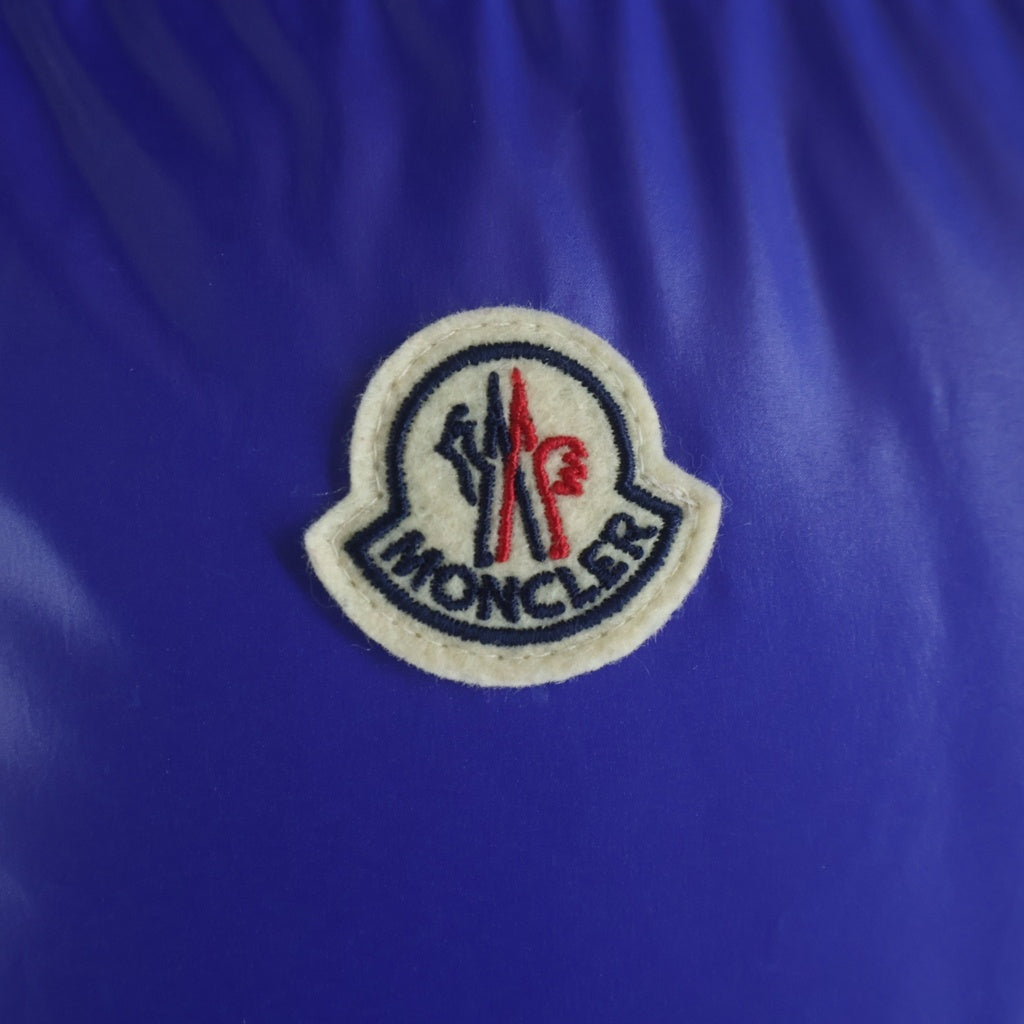 MONCLER(モンクレール) 23AW コーデュロイ切替 ボタンダウン ダウンベスト ブルー/ブラウン I20911A00128 595ZJ