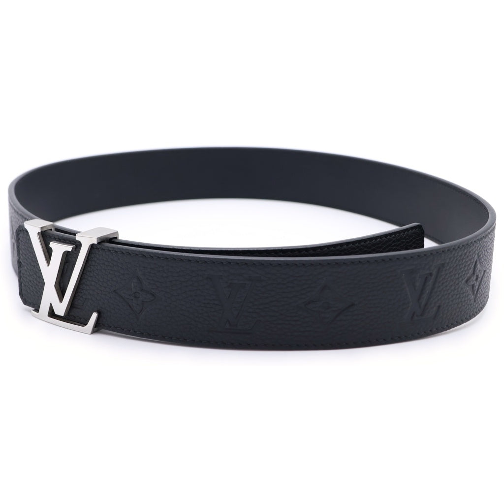 LOUIS VUITTON(ルイヴィトン) LVイニシャルバックル 40MM リバーシブル レザーベルト ブラック/シルバー M9151 CA2133