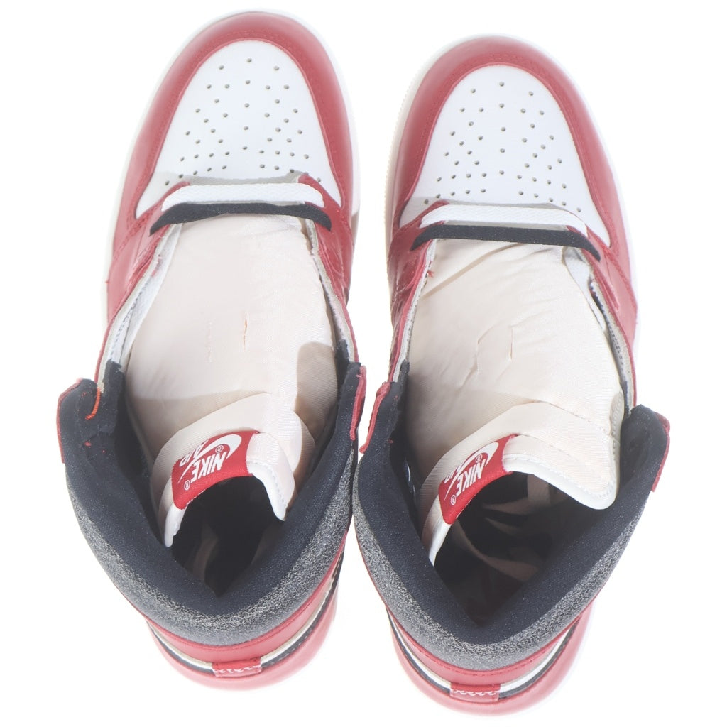 NIKE(ナイキ) AIR JORDAN 1 HIGH OG CHICAGO LOST & FOUND DZ5485-612 エアジョーダン1 ハイ ロスト アンド ファウンド ハイカットスニーカー レッド/ホワイト US9/27cm
