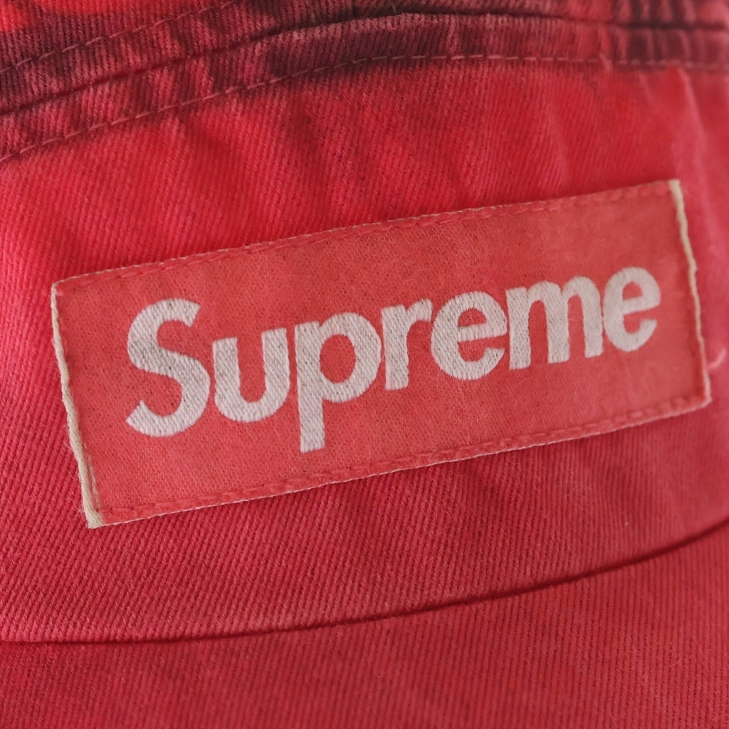 SUPREME(シュプリーム) 26SS Overdyed Camp Cap オーバーダイド キャンプキャップ 帽子 レッド H92SS26 レディース