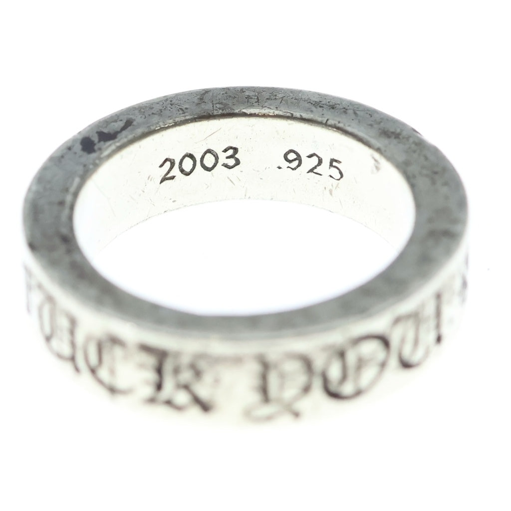 CHROME HEARTS(クロムハーツ) 6mm SPACER FUCK YOU 6mmスペーサーリング ファックユー シルバーBCA336
