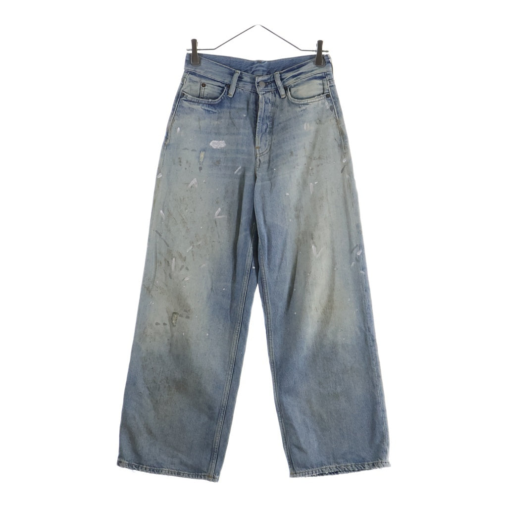 Acne Studios(アクネ ストゥディオズ) 1981 U TRAFALGAR ルーズフィット バギーデニムパンツ ライトブルー レディース C00096