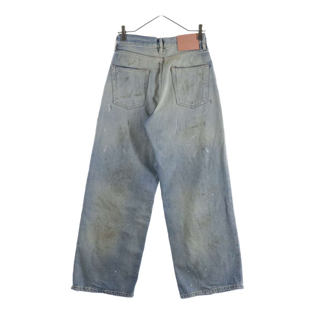Acne Studios(アクネ ストゥディオズ) 1981 U TRAFALGAR ルーズフィット バギーデニムパンツ ライトブルー レディース C00096