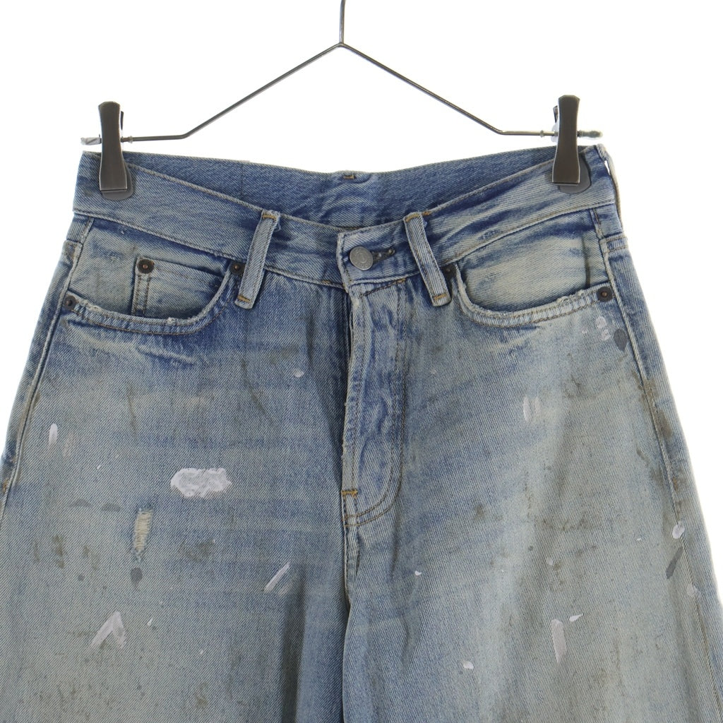 Acne Studios(アクネ ストゥディオズ) 1981 U TRAFALGAR ルーズフィット バギーデニムパンツ ライトブルー レディース C00096
