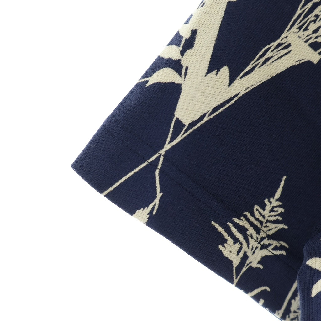 LOUIS VUITTON(ルイヴィトン) 20AW LV Leaf Discharge Allover T-Shirt LVリーフディスチャージ 半袖Tシャツ カットソー ネイビー RM220M UYM HJY04W