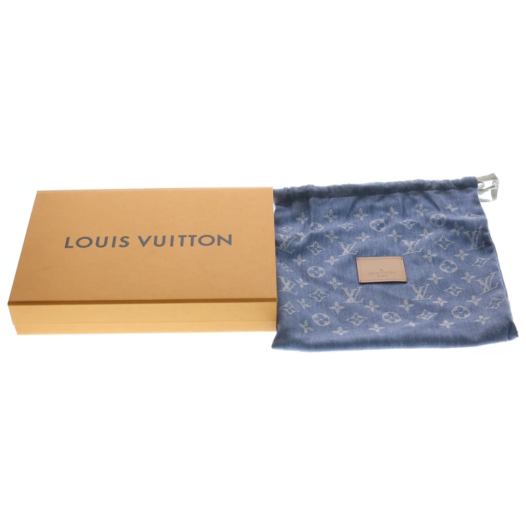 LOUIS VUITTON(ルイヴィトン) ショール スチーマー カシミヤ混 大判ストール ブルー R98141 レディース