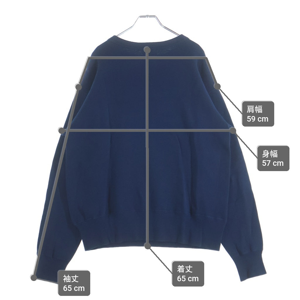 HUMAN MADE(ヒューマンメイド) TSURIAMI SWEATSHIRT ツリアミ クルーネック スウェット ブルー HM30CS028