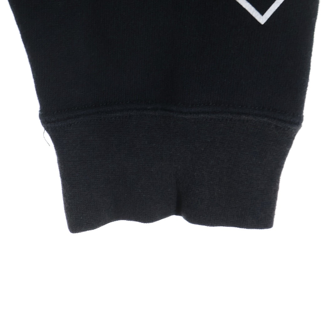 STUSSY(ステューシー) ZIP UP HOODIE バックロゴプリント ジップアップ フーディーパーカー ブラック