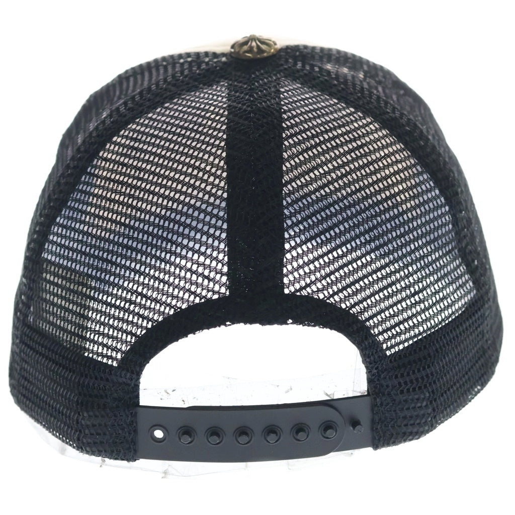 CHROME HEARTS(クロムハーツ) TRUCKER CAP FUCK トラッカー メッシュキャップ ファック 帽子 ホワイト/ブラック