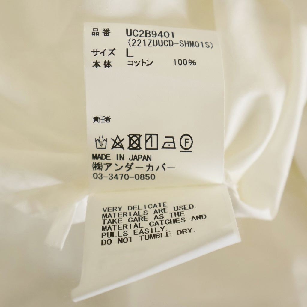 WTAPS(ダブルタップス) 22AW ×UNDERCOVER ONE ON ONE アンダーカバー ワンオンワン コットン 長袖シャツ ホワイト UC2B9401