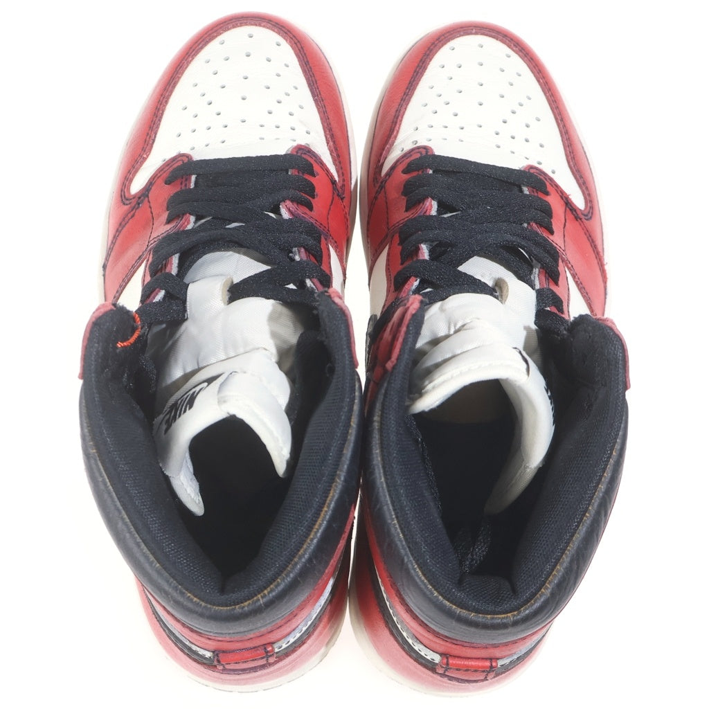 NIKE SB(ナイキエスビー) AIR JORDAN 1 RETRO HIGH OG LA TO CHICAGO CD6578-507 エアジョーダン1 レトロ ハイカットスニーカー レッド/ホワイト US9/27cm