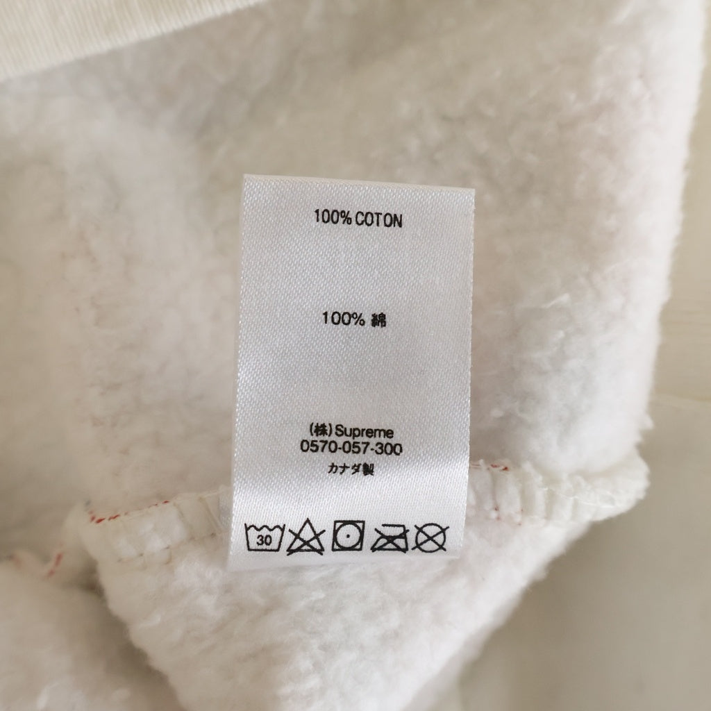 SUPREME(シュプリーム) 21AW Side Arc Crewneck アーチロゴ クルーネック 長袖スウェット トレーナー ホワイト