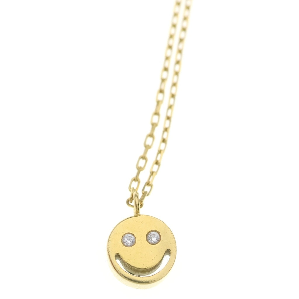 EYEFUNNY(アイファニー) K18 Smile SSS necklace スマイル ダイヤネックレス イエローゴールド