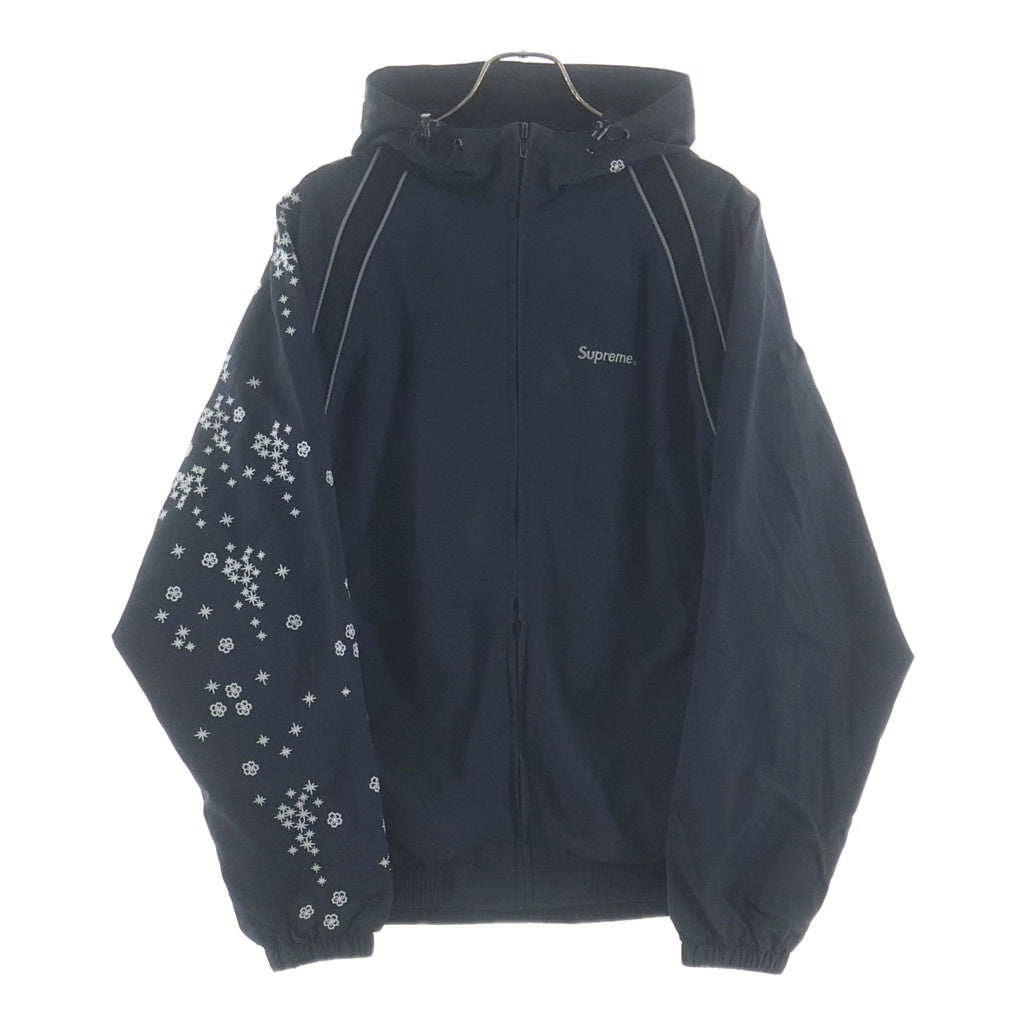 SUPREME(シュプリーム) 22SS ×AOI Glow-in-the-Dark Track Jacket 葵産業 アオイ グロウ イン ザ ダーク ジップアップ トラックジャケット ブラック