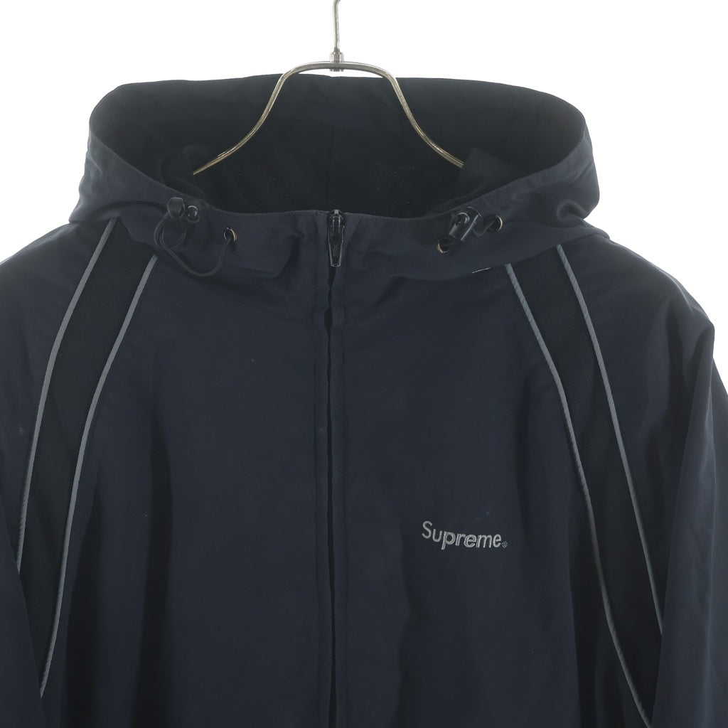 SUPREME(シュプリーム) 22SS ×AOI Glow-in-the-Dark Track Jacket 葵産業 アオイ グロウ イン ザ ダーク ジップアップ トラックジャケット ブラック