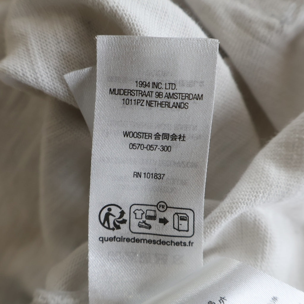 SUPREME(シュプリーム) 24AW Old English L/S Top オールドイングリッシュ 長袖Tシャツ カットソー ホワイト/レッド