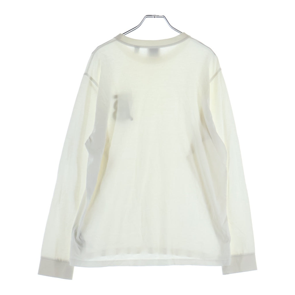 BURBERRY(バーバリー) TB MONOGLAM ONEPOINT TEE TBロゴクルーネック長袖Tシャツ ホワイト 8024600