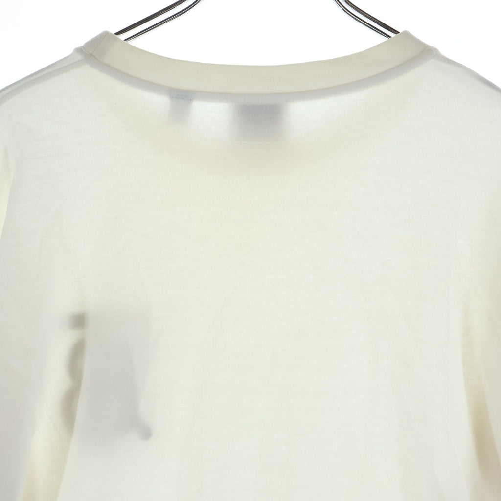 BURBERRY(バーバリー) TB MONOGLAM ONEPOINT TEE TBロゴクルーネック長袖Tシャツ ホワイト 8024600