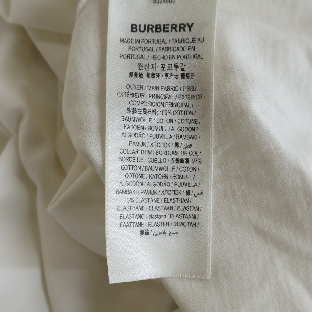 BURBERRY(バーバリー) TB MONOGLAM ONEPOINT TEE TBロゴクルーネック長袖Tシャツ ホワイト 8024600
