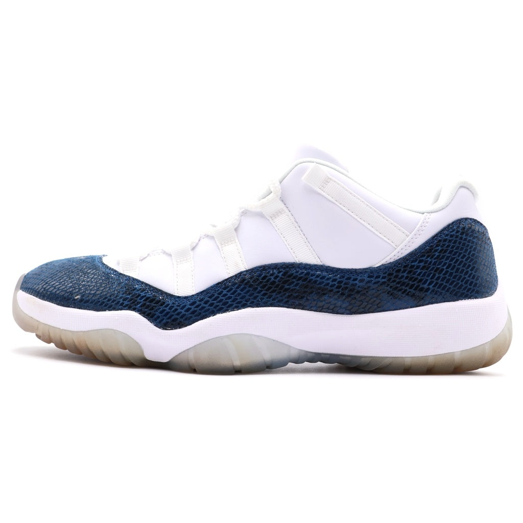 NIKE(ナイキ) AIR JORDAN 11 RETRO LOW LE SNAKESKIN CD6846-102 エアジョーダン11 レトロ スネークスキン ローカットスニーカー シューズ ホワイト/ブルー US11/29.0cm