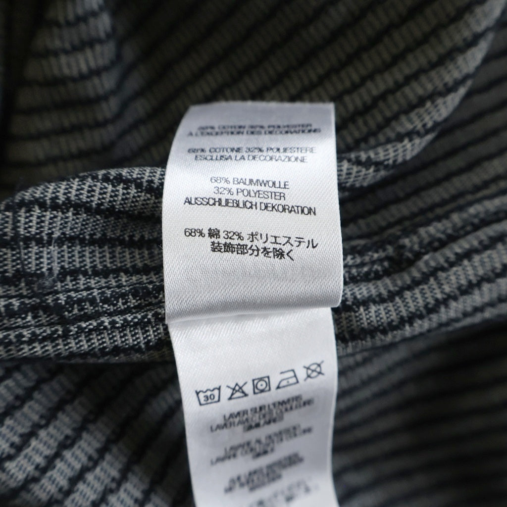 SUPREME(シュプリーム) 23SS 2-Tone Corduroy Zip Up Shirt ツートーン コーデュロイ ジップアップ 長袖シャツ ブラック