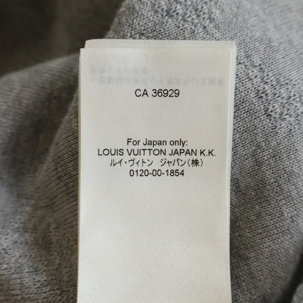 LOUIS VUITTON(ルイヴィトン) SAFARI MONOGRAM POINTED PULLOVER サファリ モノグラム ポインテッド プルオーバー ニットセーター グレー RM261MM AUR HSN95W