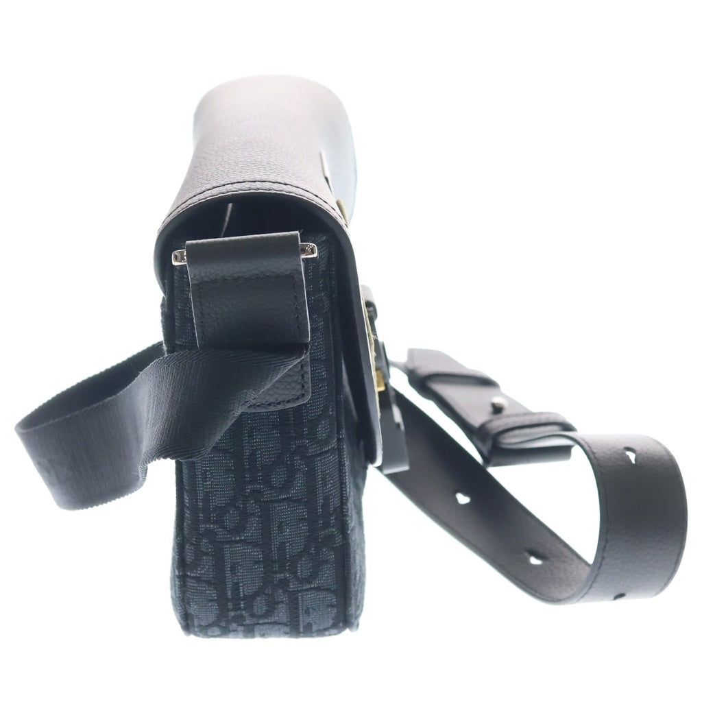DIOR(ディオール) SADDLE フラップ付き メッセンジャーバッグ スモール ブラック レディース