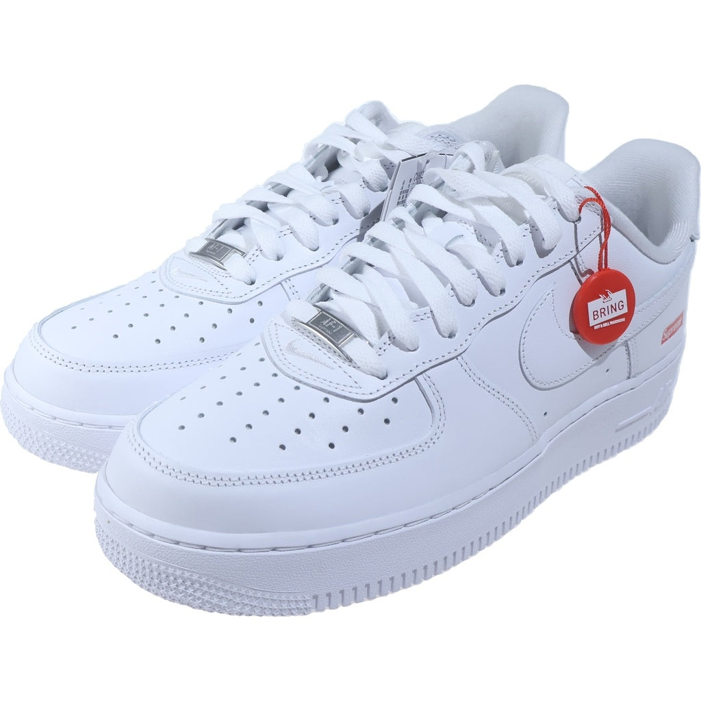 NIKE(ナイキ) ×SUPREME AIR FORCE 1 LOW SP シュプリーム エアフォース 1 レザーローカットスニーカー ホワイト US9/27.0cm CU9225-100