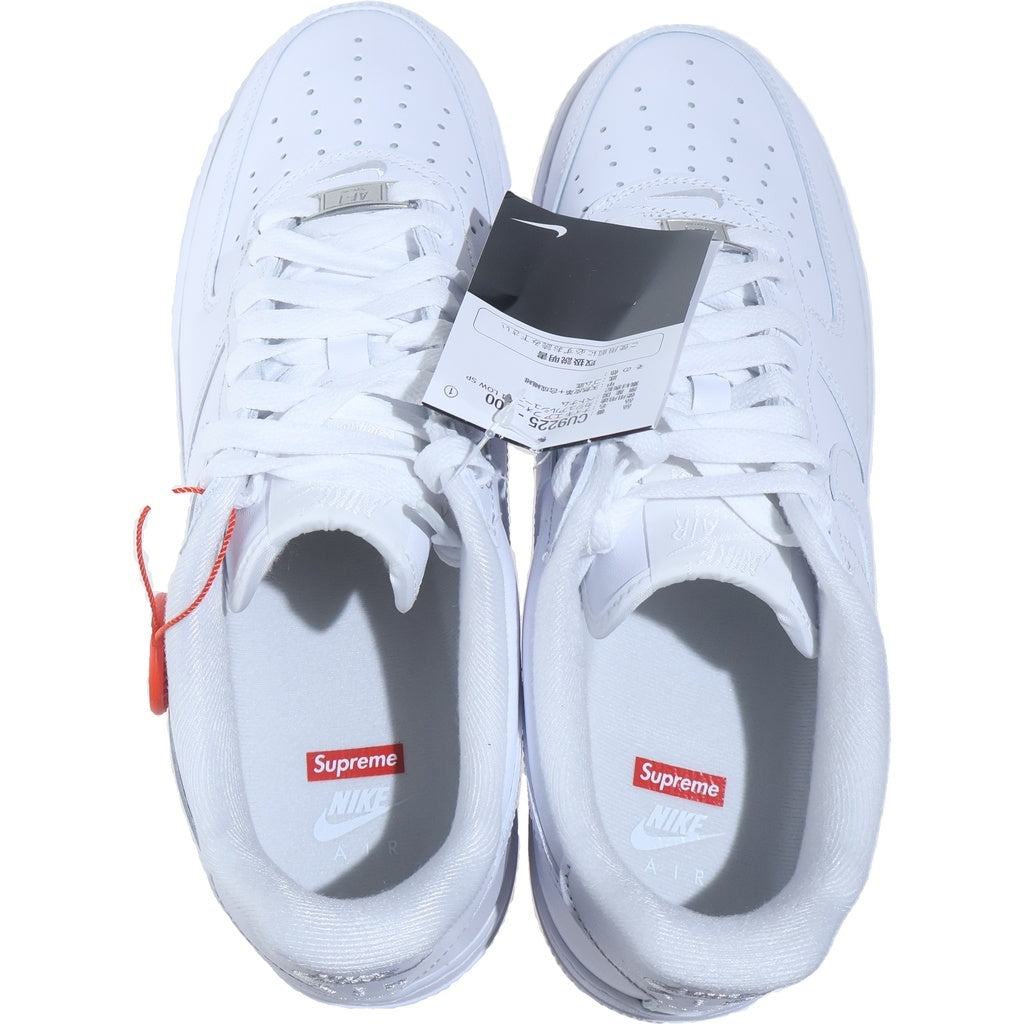 NIKE(ナイキ) ×SUPREME AIR FORCE 1 LOW SP シュプリーム エアフォース 1 レザーローカットスニーカー ホワイト US9/27.0cm CU9225-100