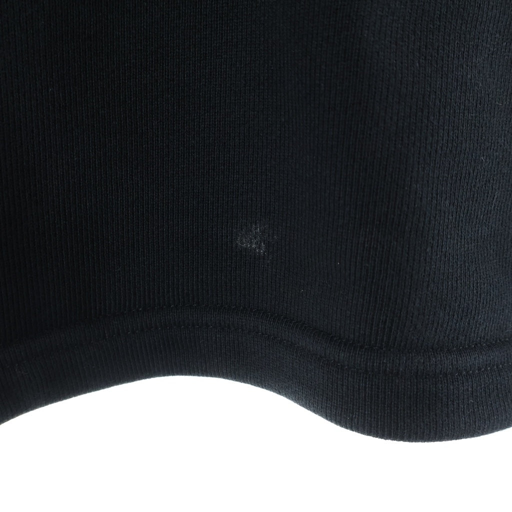 THUG CLUB(サグクラブ) 24SS エンブレムロゴ ヘビーウェイト クルーネック スウェット トレーナー ブラック TC24SS2301