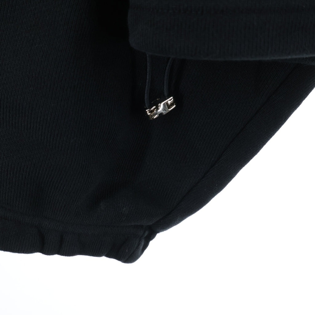 THUG CLUB(サグクラブ) 24SS エンブレムロゴ ヘビーウェイト クルーネック スウェット トレーナー ブラック TC24SS2301