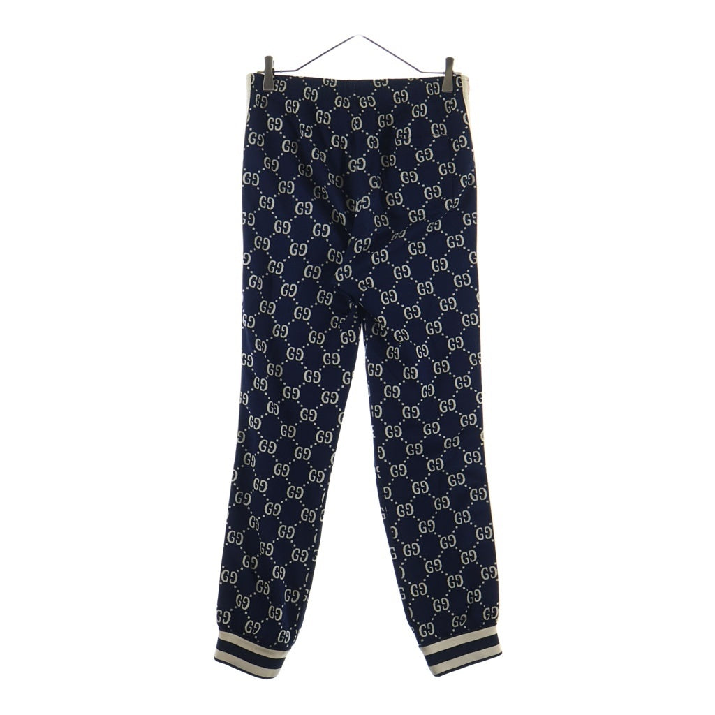 GUCCI(グッチ) 18AW GG JACQUARD SWEAT PANTS GGジャガード ジョギング スウェットトラックパンツ ネイビー 496920 X9V05