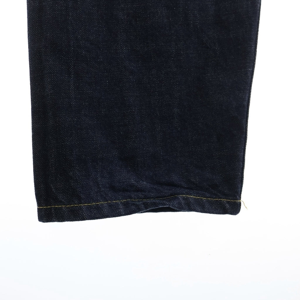 EVISU(エビス) ハンドブラシ大黒プリントと波刺繍 リラックスフィット デニムパンツ インディゴ 2EAHTM5JE106730DN