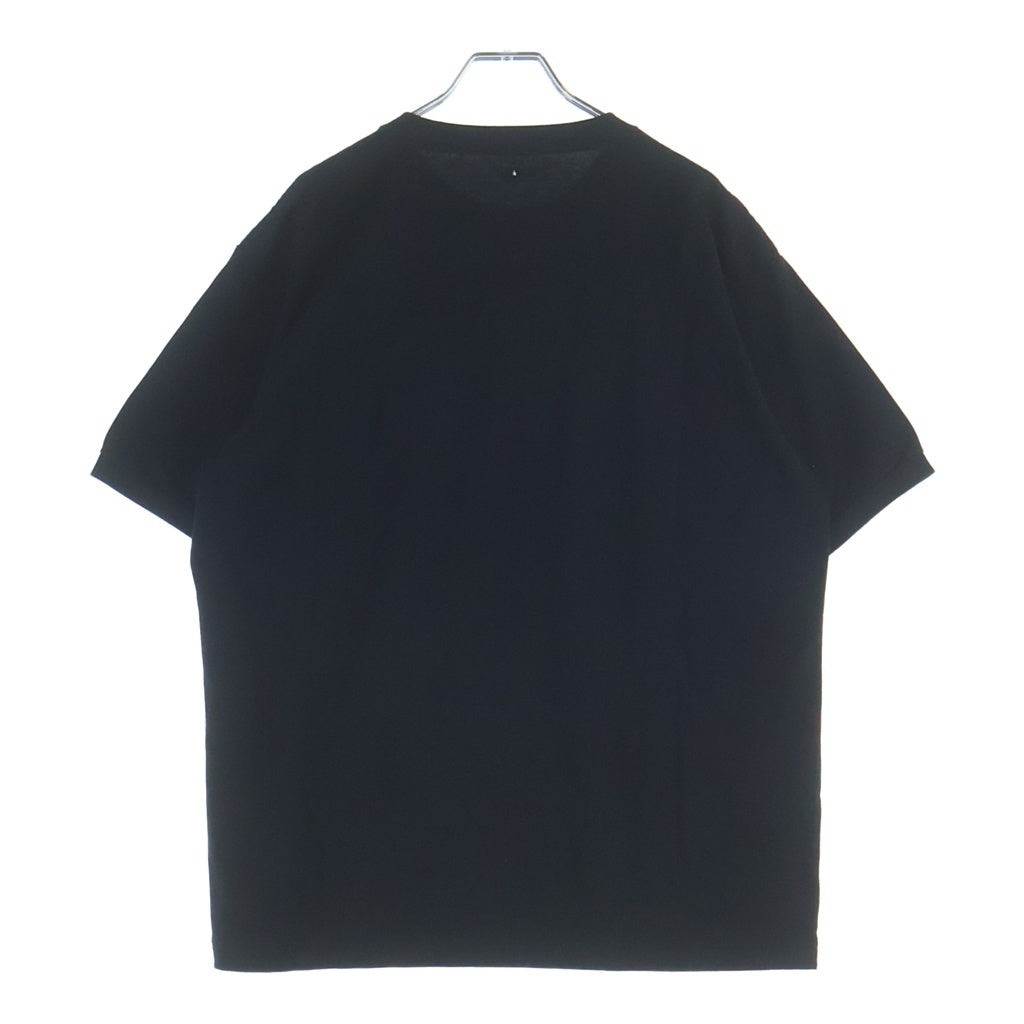 issuethings(イシューシングス) TYPE76 タイプ76 フロントワッペン ピンズ クルーネック半袖Tシャツ カットソー ブラック