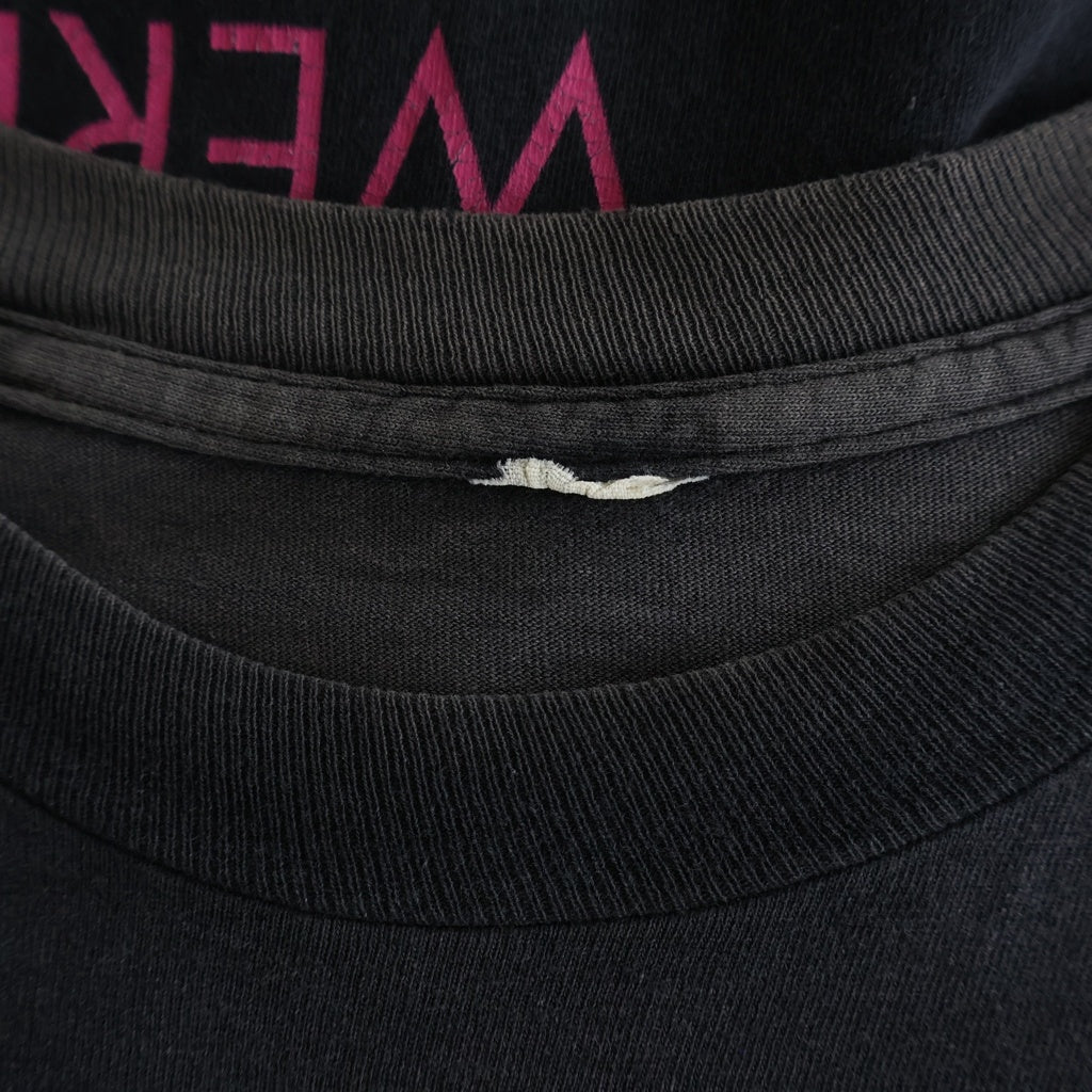 VINTAGE(ヴィンテージ) 90S PINK FLOYD WISH YOU WERE HERE ピンクフロイド 両面プリントロゴ 半袖Tシャツ カットソー ブラック