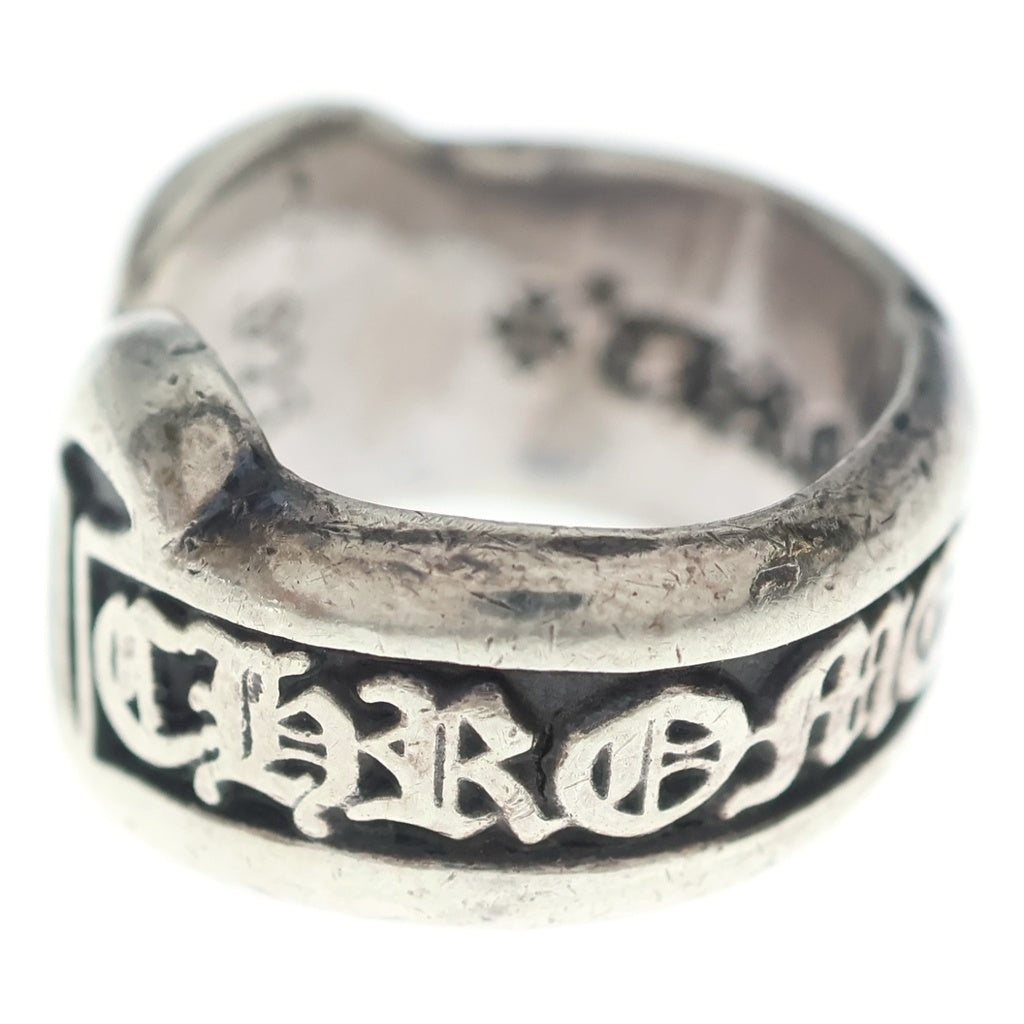 CHROME HEARTS(クロムハーツ) SM SCROLL LABEL スモールスクロールラベル リング シルバー BCA413 レディース