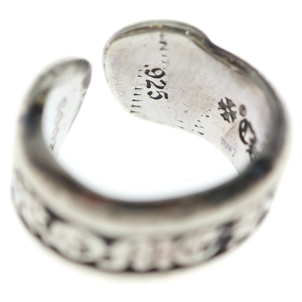 CHROME HEARTS(クロムハーツ) SM SCROLL LABEL スモールスクロールラベル リング シルバー BCA413 レディース